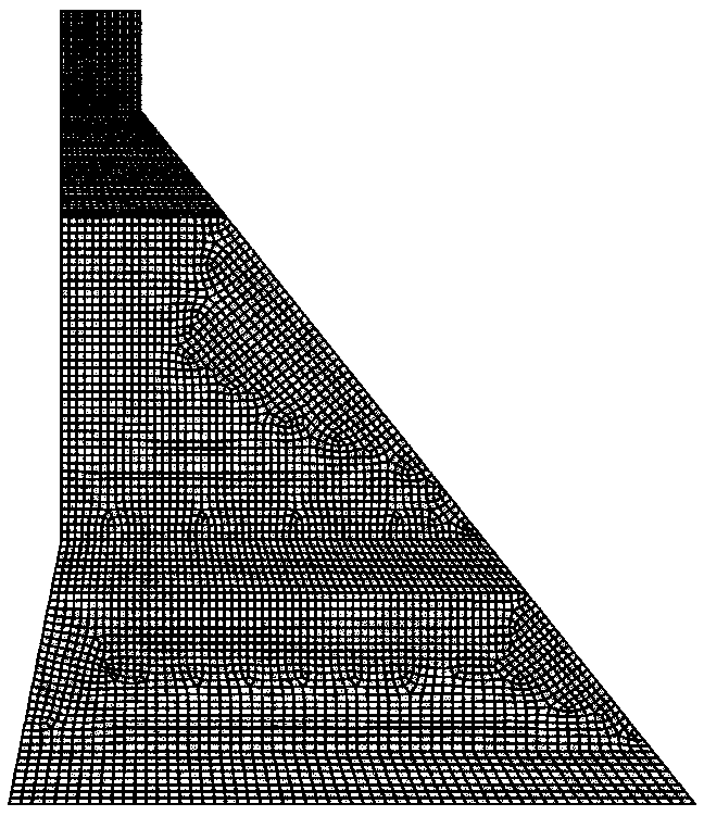 Simulation method for parameter spatial variability of concrete gravity dam material