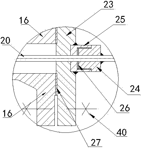 Improved structure of lower temperature measuring opening of polymerization kettle and polymerization kettle adopting same