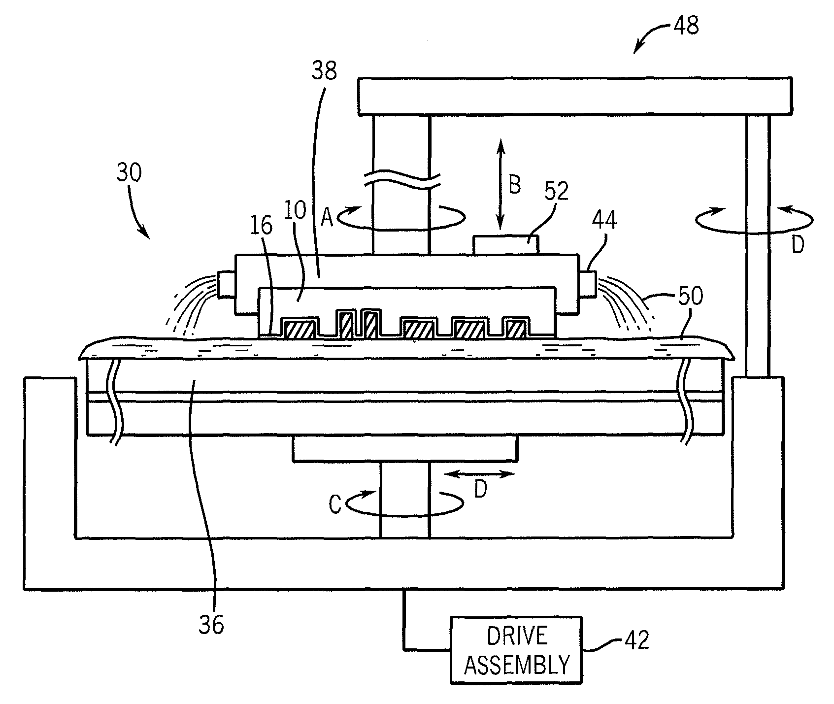 Method of selectively removing conductive material