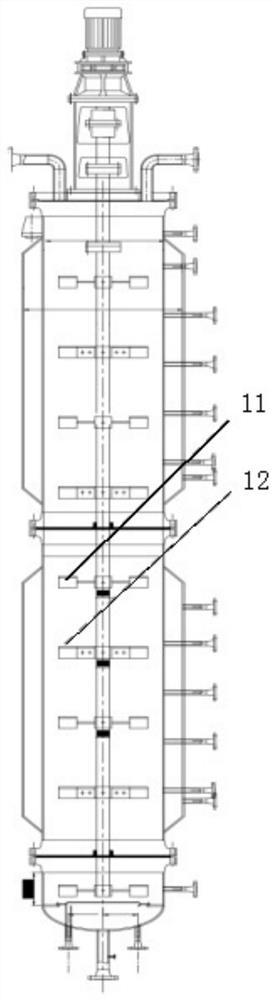 Continuous production process and continuous production device of emulsion polymer and application thereof