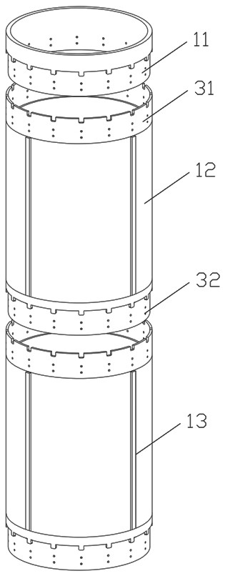 Steel sleeve wall protecting device and construction method of cast-in-place pile in sandy gravel rock area