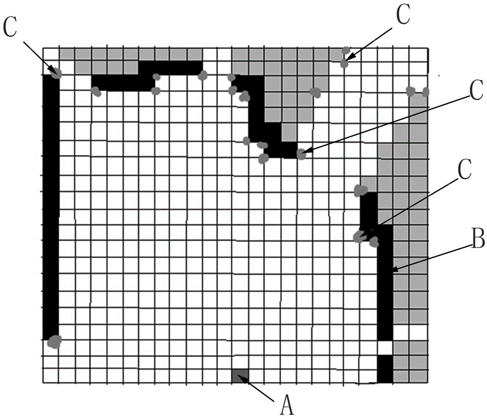 Raster map building method based on local map splicing