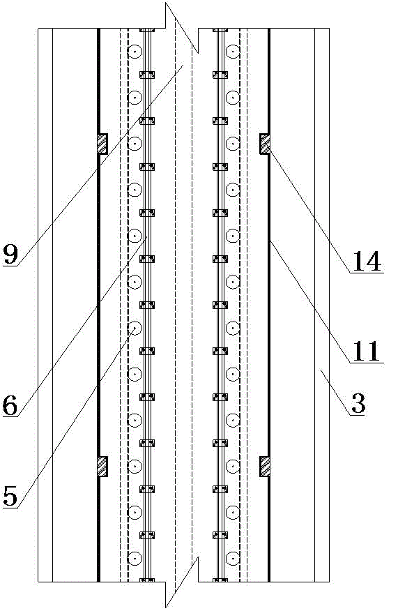 Floating vibration isolation structure of track system