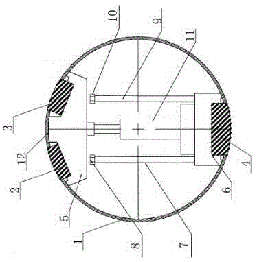 Welding anti-collapse support device for porous seat of cylinder wall