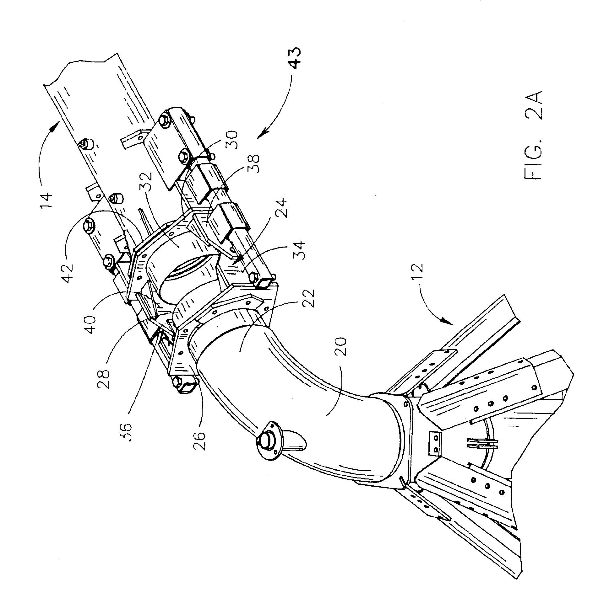 Method and means for reducing stress in a pivot irrigation pipeline