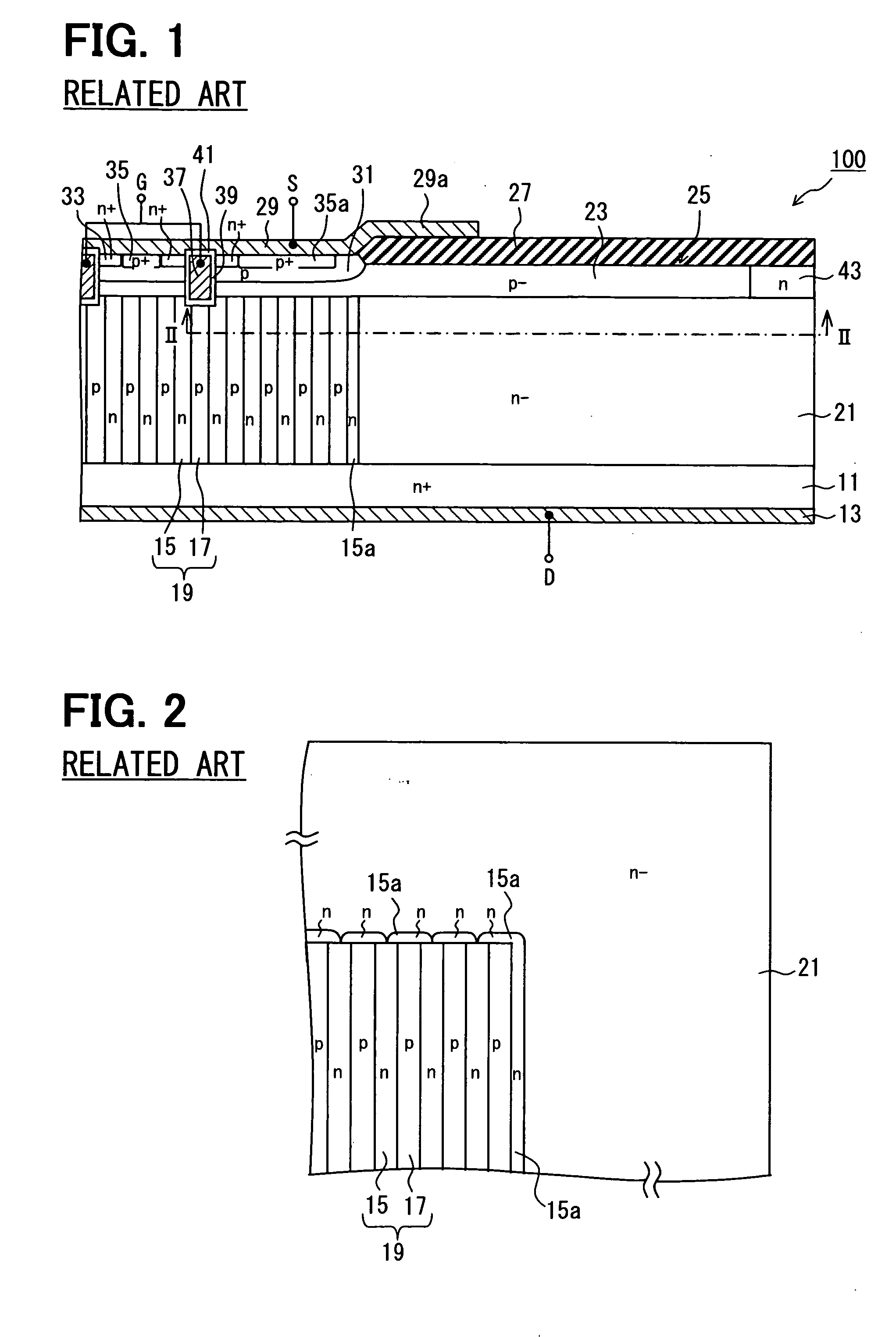 Seminconductor device having P-N column portion