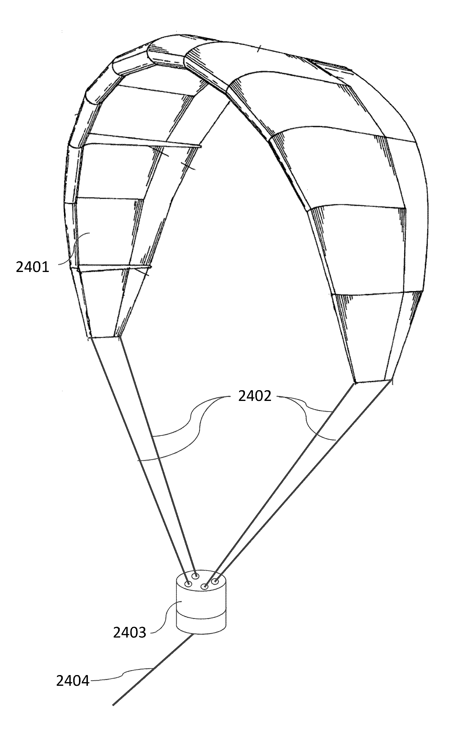 Airborne wind energy conversion system with ground generator and unorthodox power capture or transfer