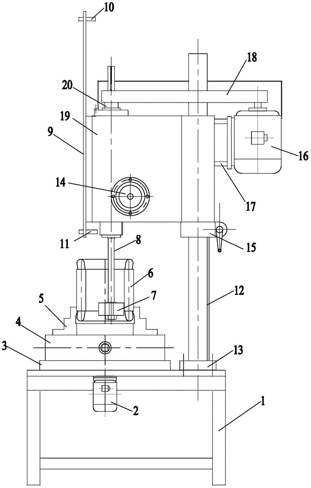 Motor stator automatic paint removal machine