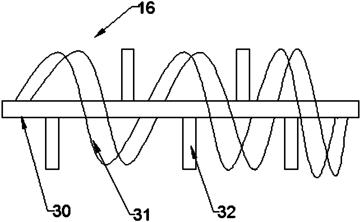 Integrated livestock feed dust removing, sterilizing and drying device