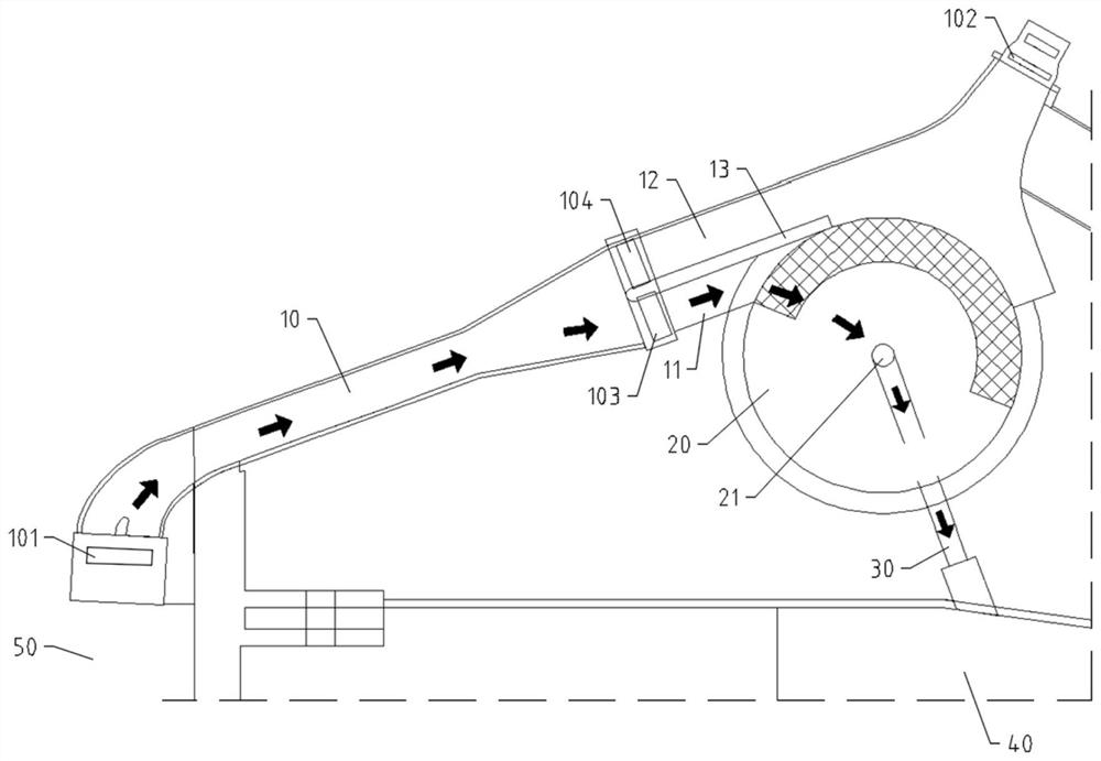 A kind of forward and reverse scouring and dredging method of diversion channel of hydropower station and structure of diversion channel