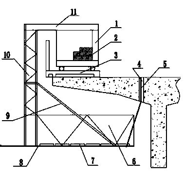 Construction method for laying gas pipelines along bridge