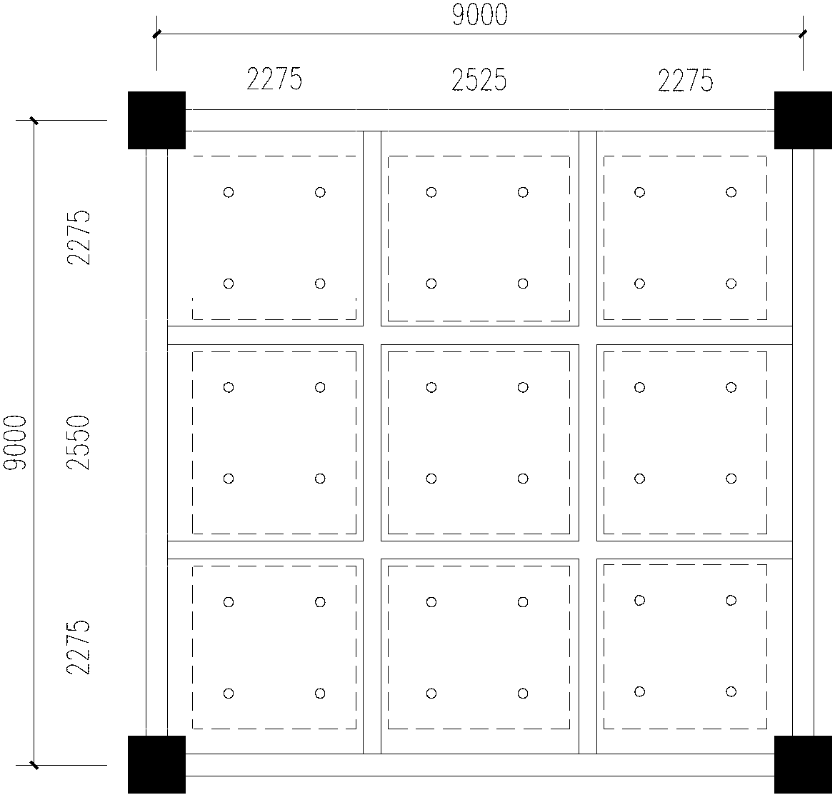 Concrete static force cutting dismantling construction method