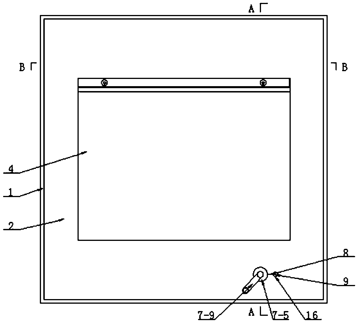 Double-layer shading glass door and window