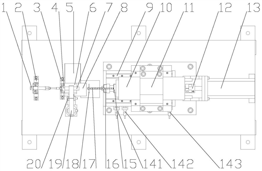 A fully automatic fixed-range drilling device and method for cylindrical pins