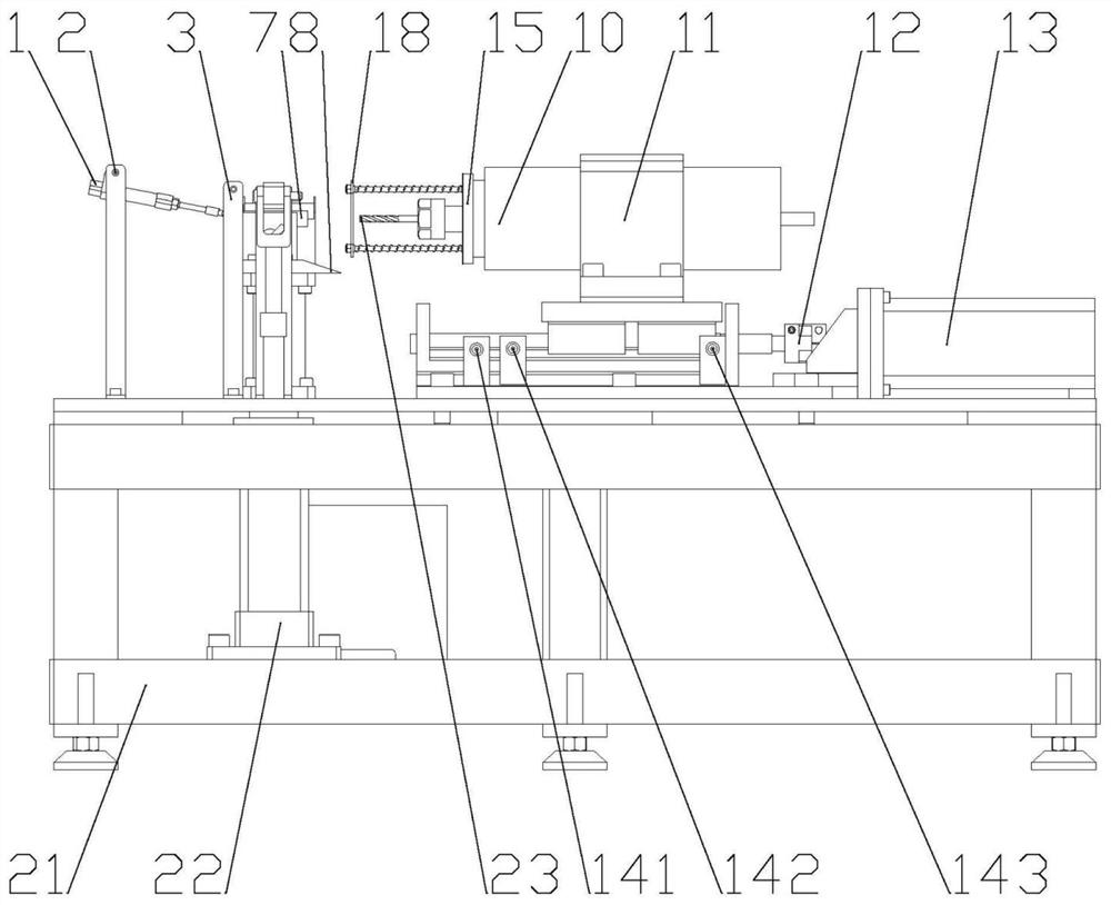 A fully automatic fixed-range drilling device and method for cylindrical pins