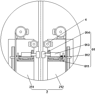 Drill rod deviation rectifying clamping device for geotechnical engineering