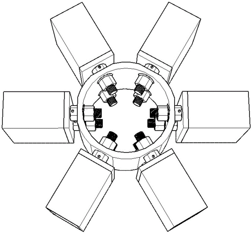 High-strength bolt hollow hub node