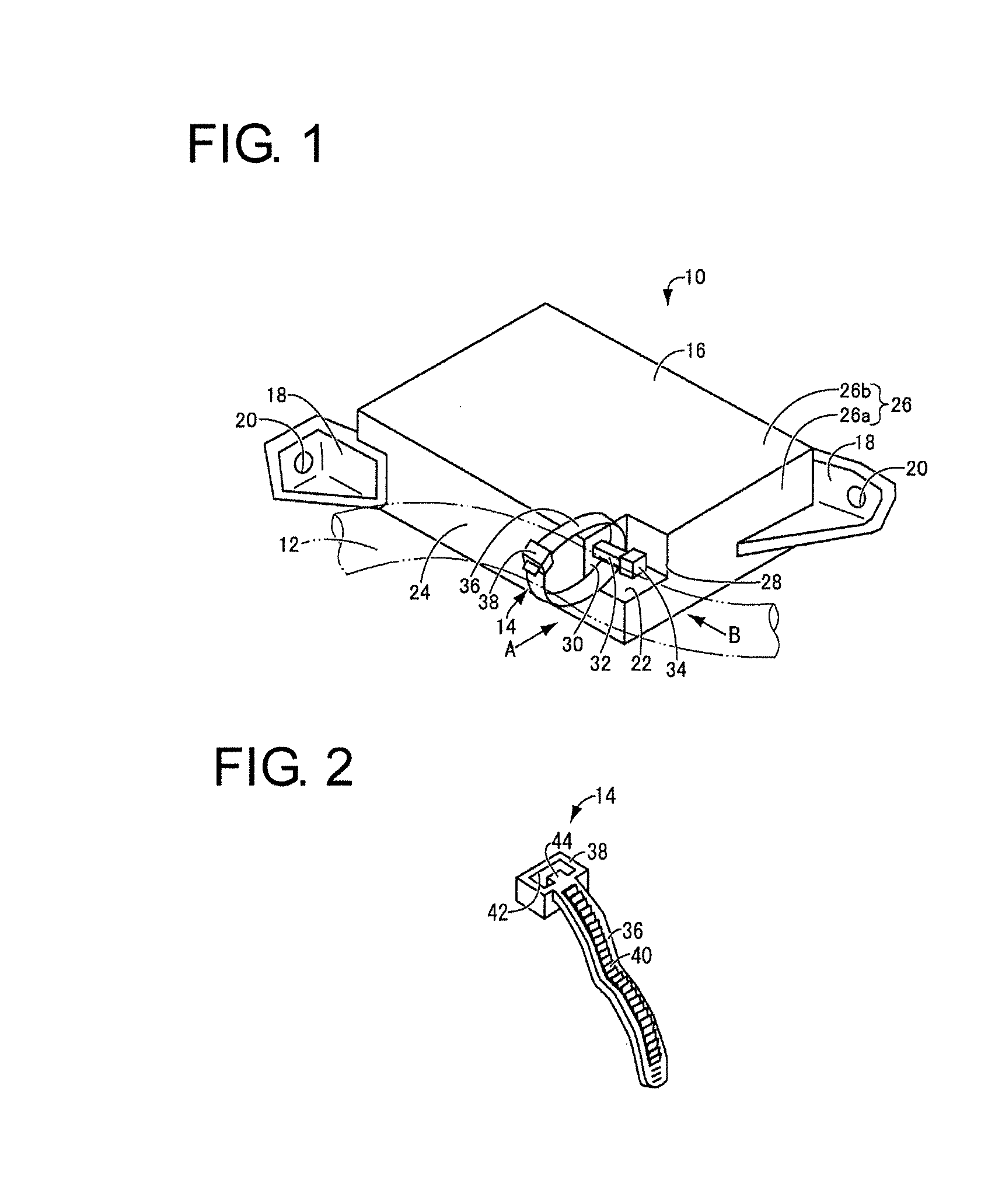 Attachment structure for binding band