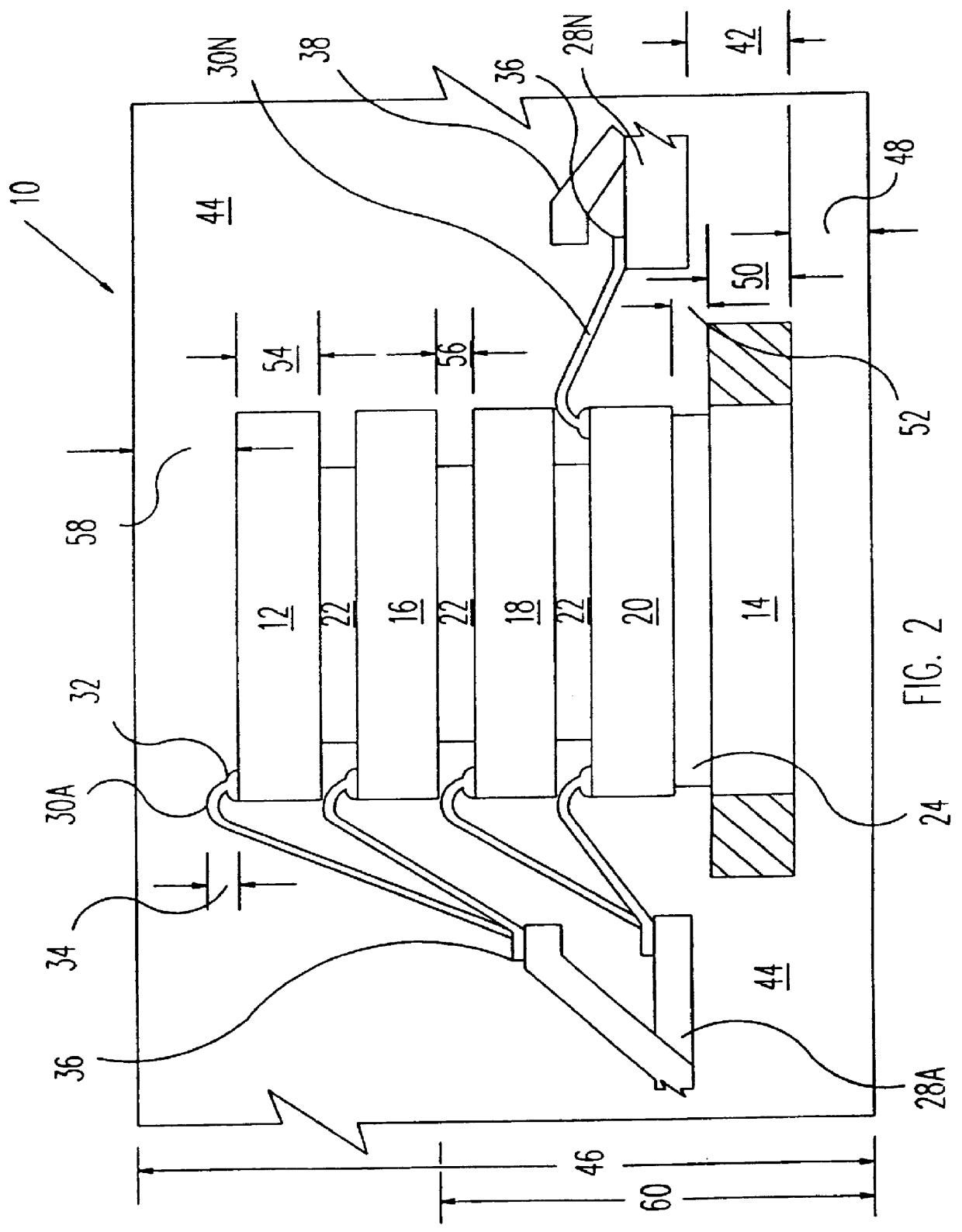 Multi-chip stacked devices