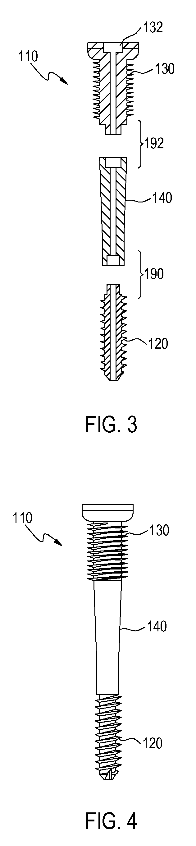 Bone screw, method for manufacturing the bone screw, and tool for mounting and removing the bone screw