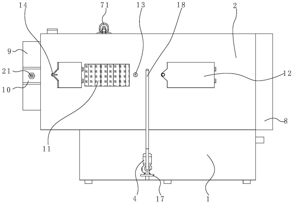 Cooling device with detection function for double-wall corrugated pipe production