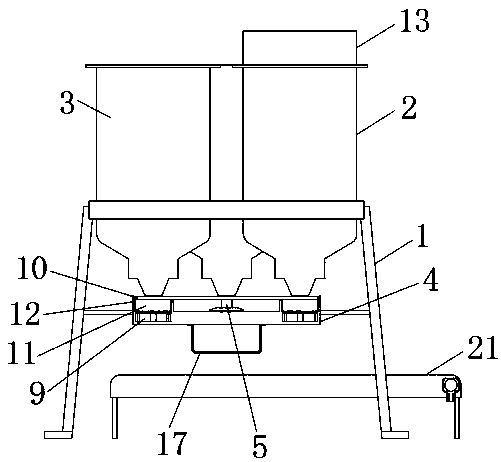 Traditional Chinese medicine composition for treating chronic pelvic inflammatory disease and preparation device of traditional Chinese medicine composition