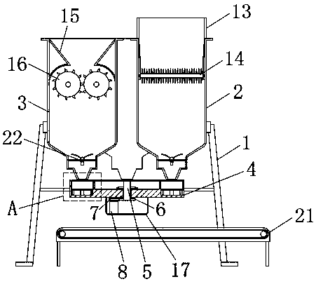 Traditional Chinese medicine composition for treating chronic pelvic inflammatory disease and preparation device of traditional Chinese medicine composition