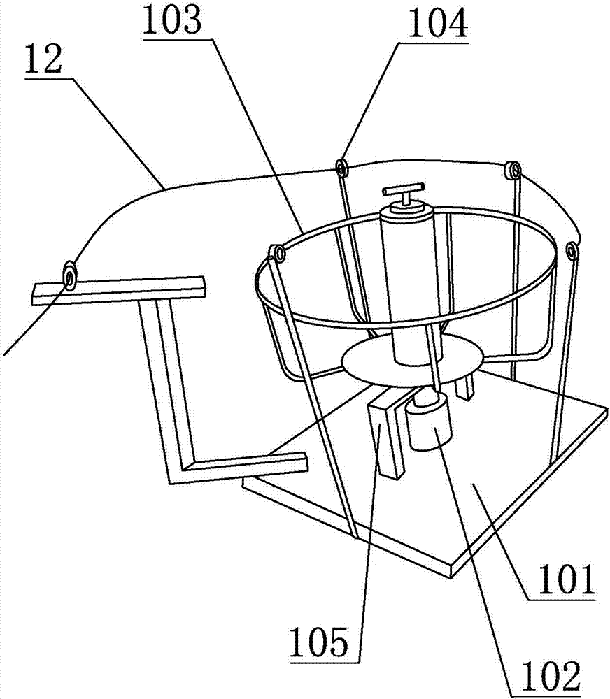 Aligning bending welding integrated device