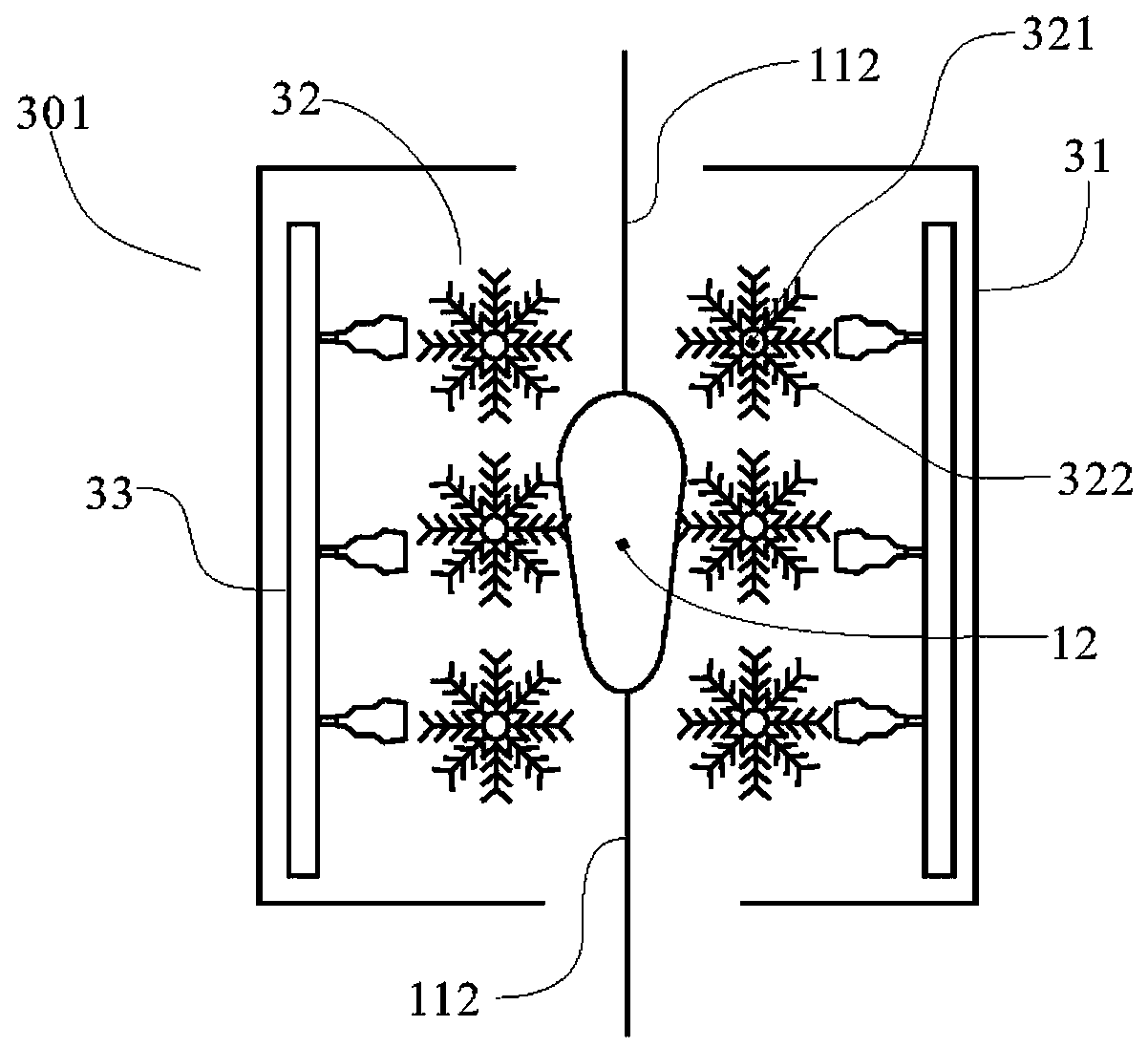 Shoe washing machine set and annular shoe washing method thereof