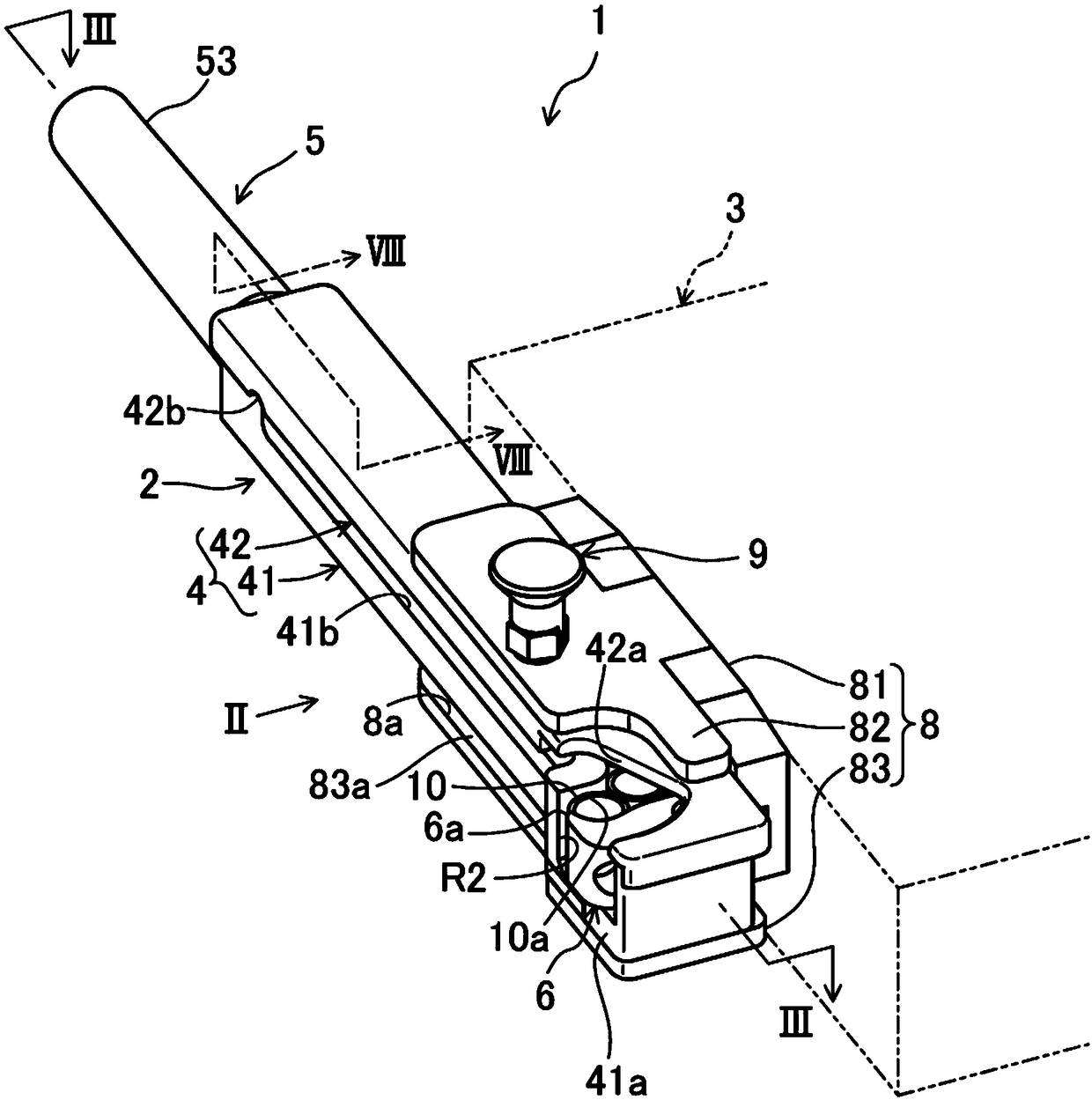 Electrode housing device for spot welding