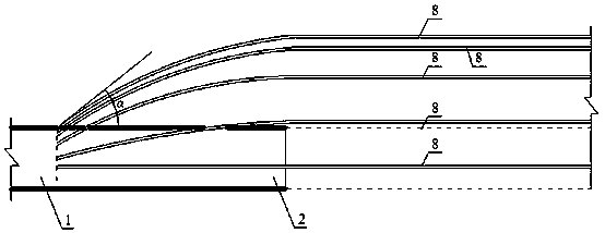 Sandwich arch suitable for surrounding rock support of high-stress soft rock tunnel and construction method thereof