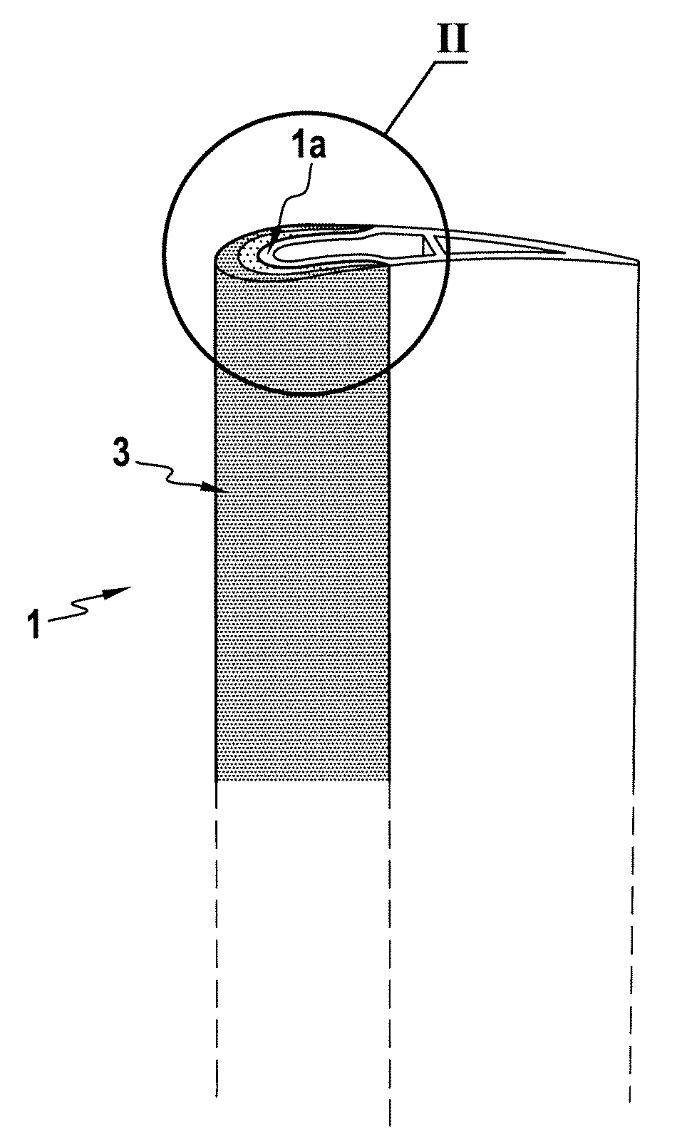 Part for protecting the leading edge of a blade