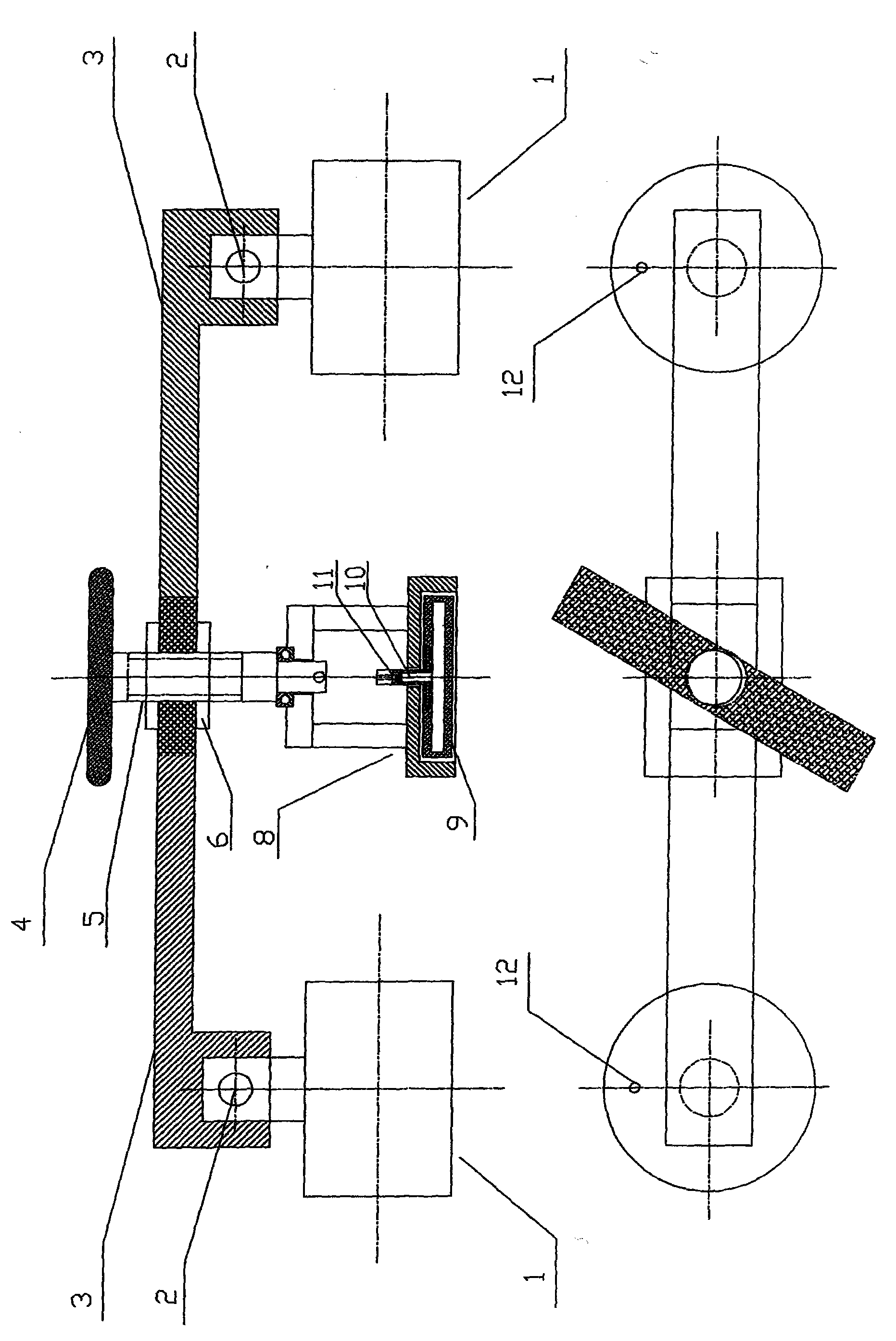 High-intensity magnetic field positioning high-pressure balancing leaking stoppage equipment