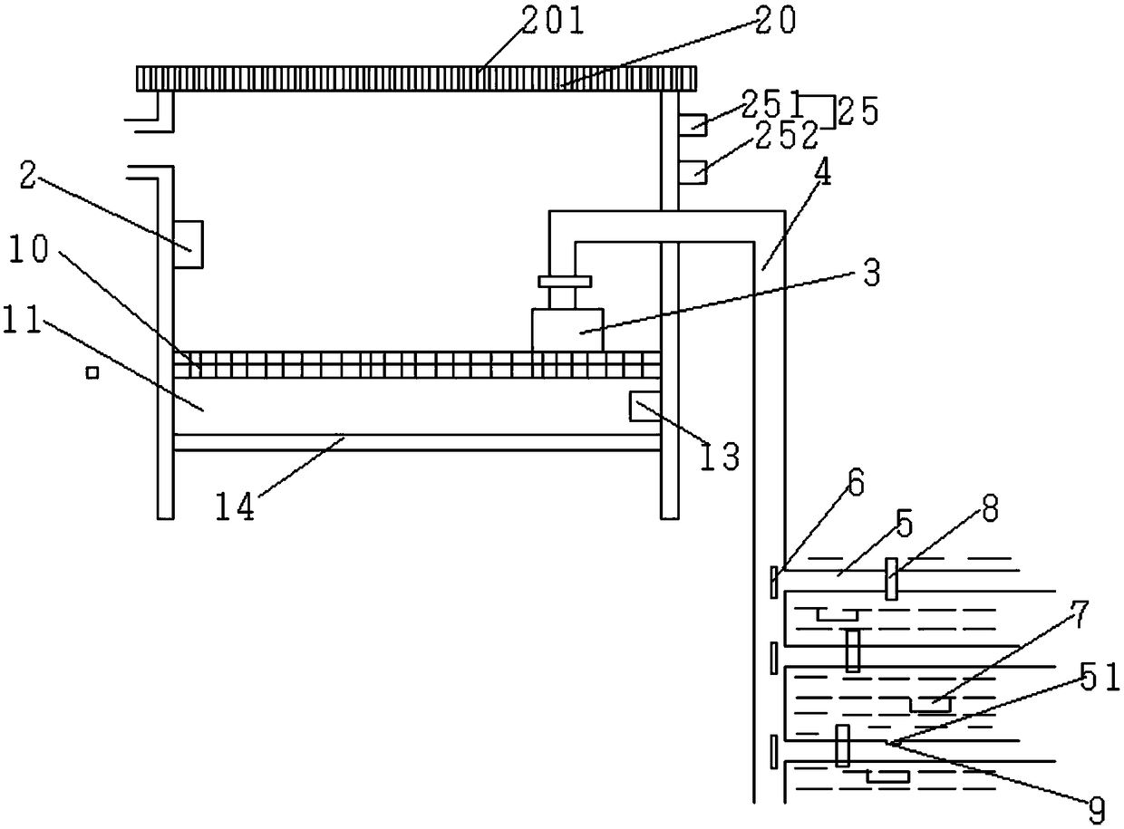 Energy-saving type planting system capable of recycling rainwater