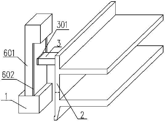 Soft soil area mud-water balance open caisson station counterforce and locking system