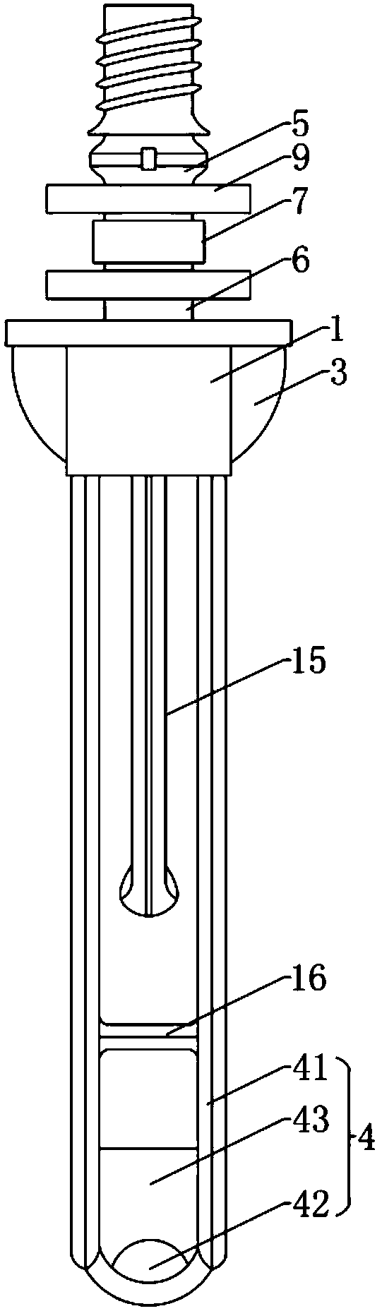 Semi-solid food nourishment port pipe