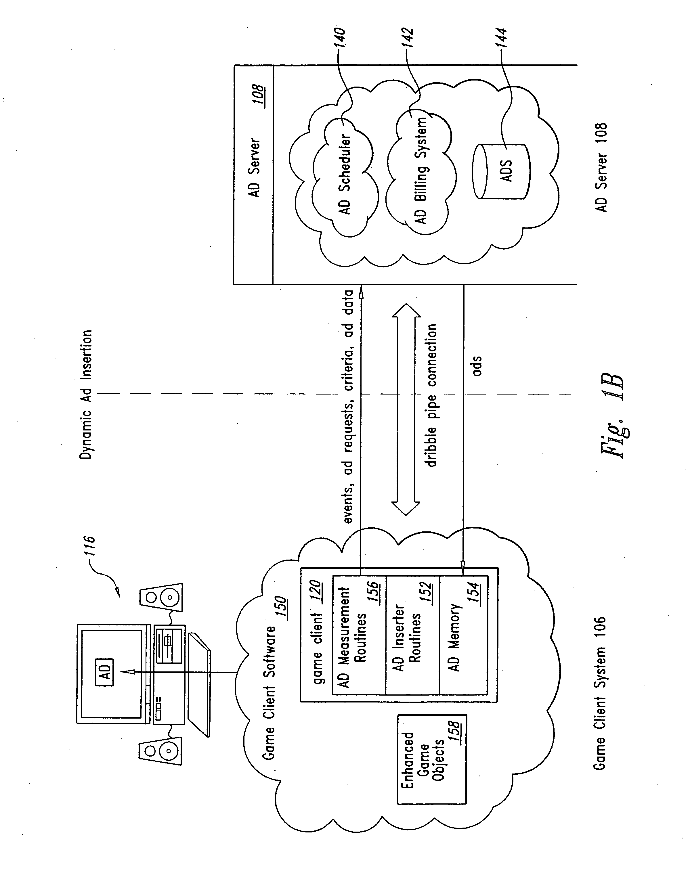 Method and system for dynamically incorporating advertising content into multimedia environments