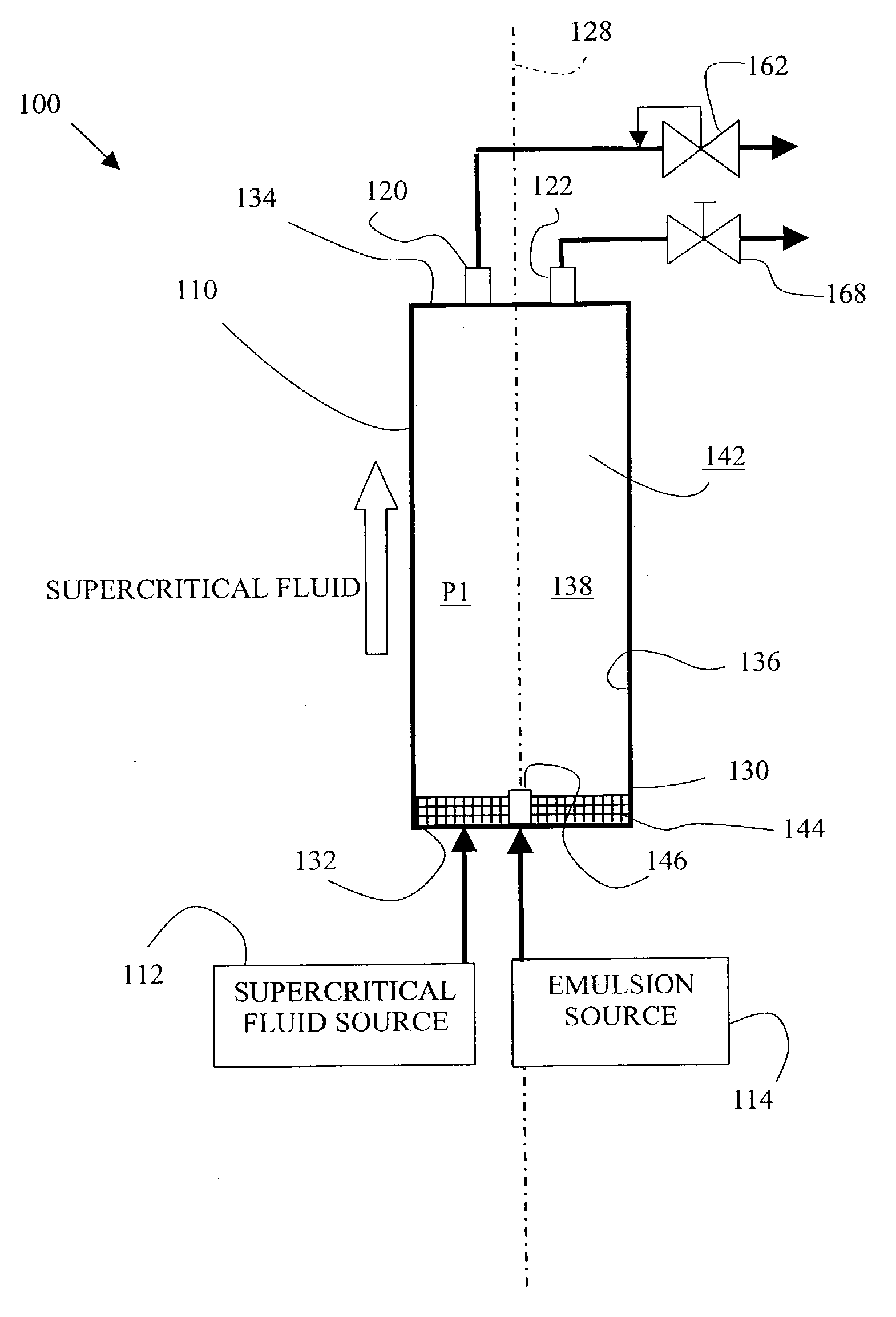 Particles from supercritical fluid extraction of emulsion