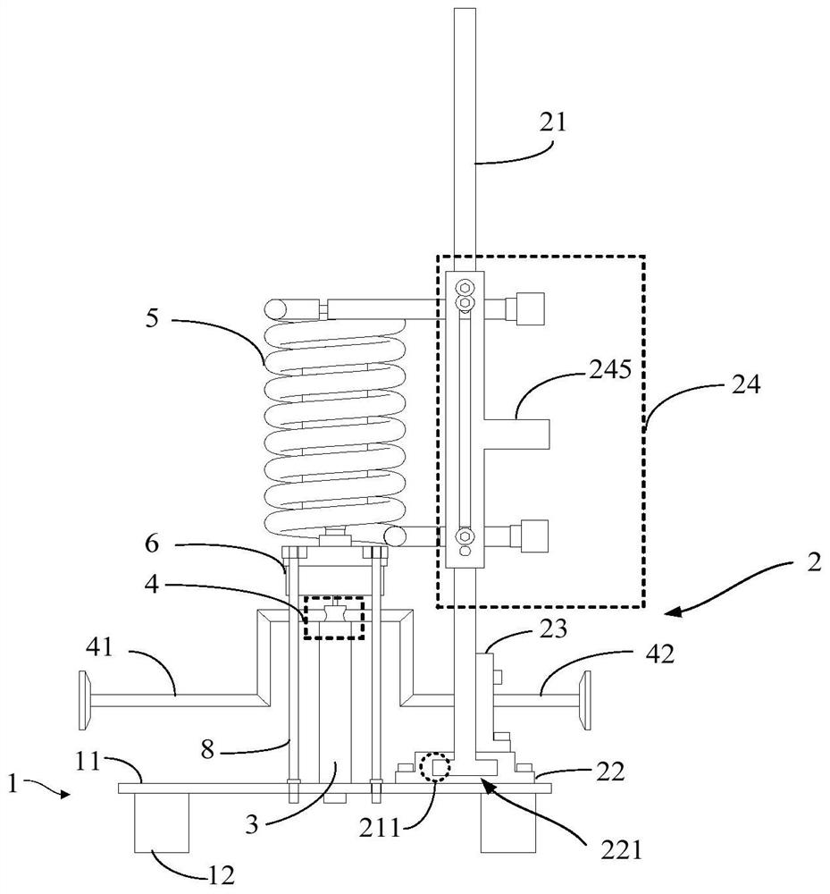 Polymer paint coating and sintering device suitable for inner wall of micro container