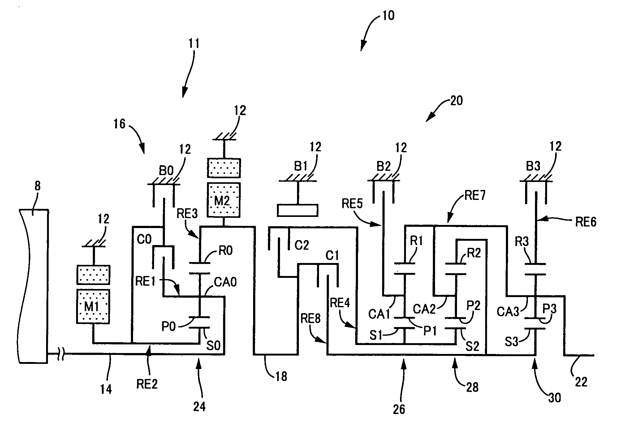 Control device for vehicular power transmitting apparatus