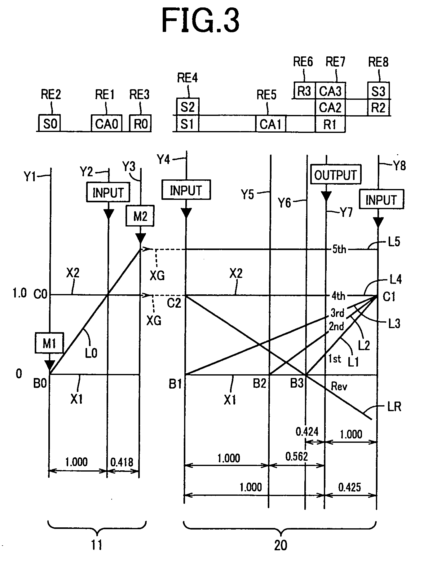 Control device for vehicular power transmitting apparatus