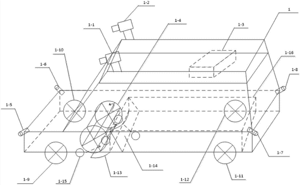 Working mode for binocular vision remote control ball-picking robot system