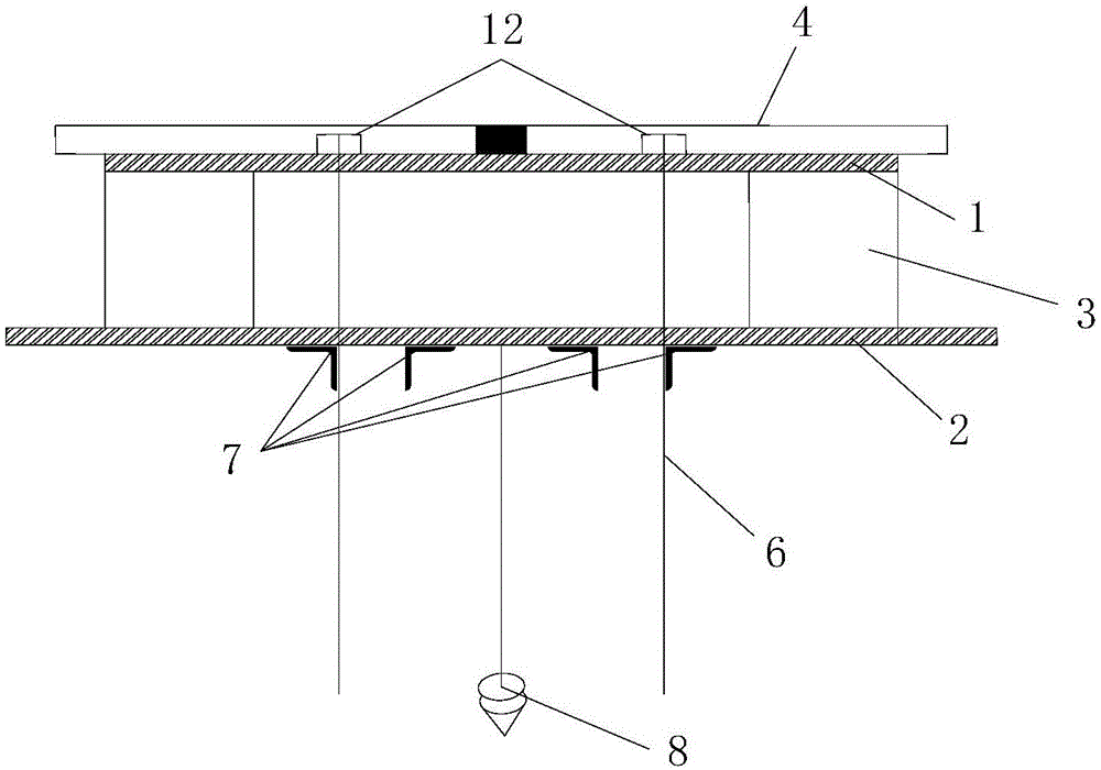 Embedment construction method for foundation bolts used for steel structure building construction