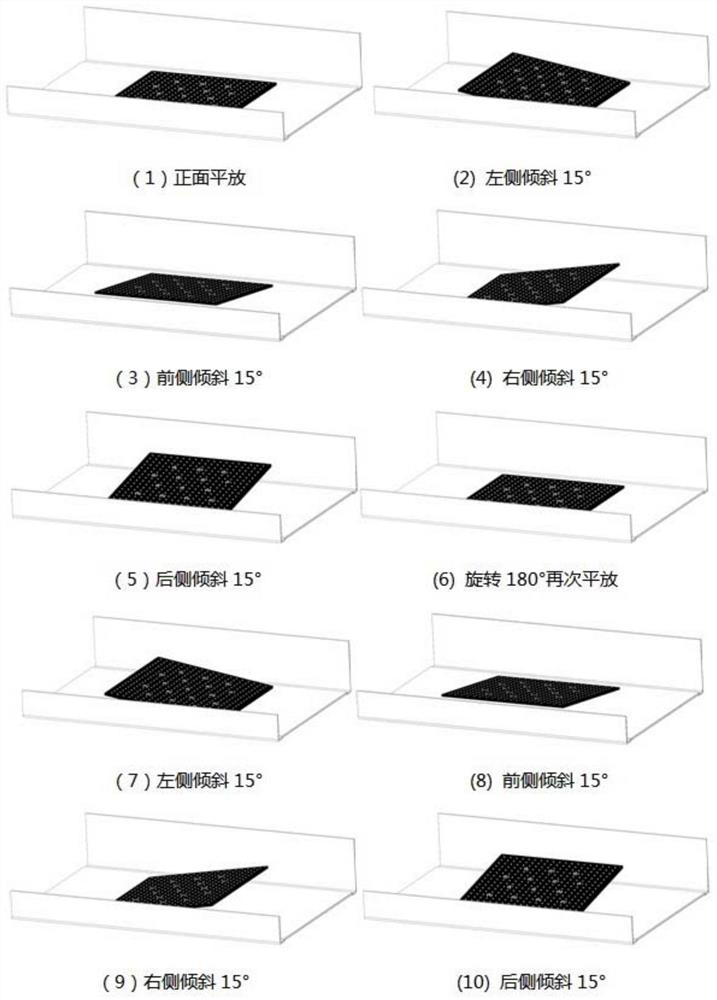 Flange pipeline end measuring method, measuring device and adapter structure