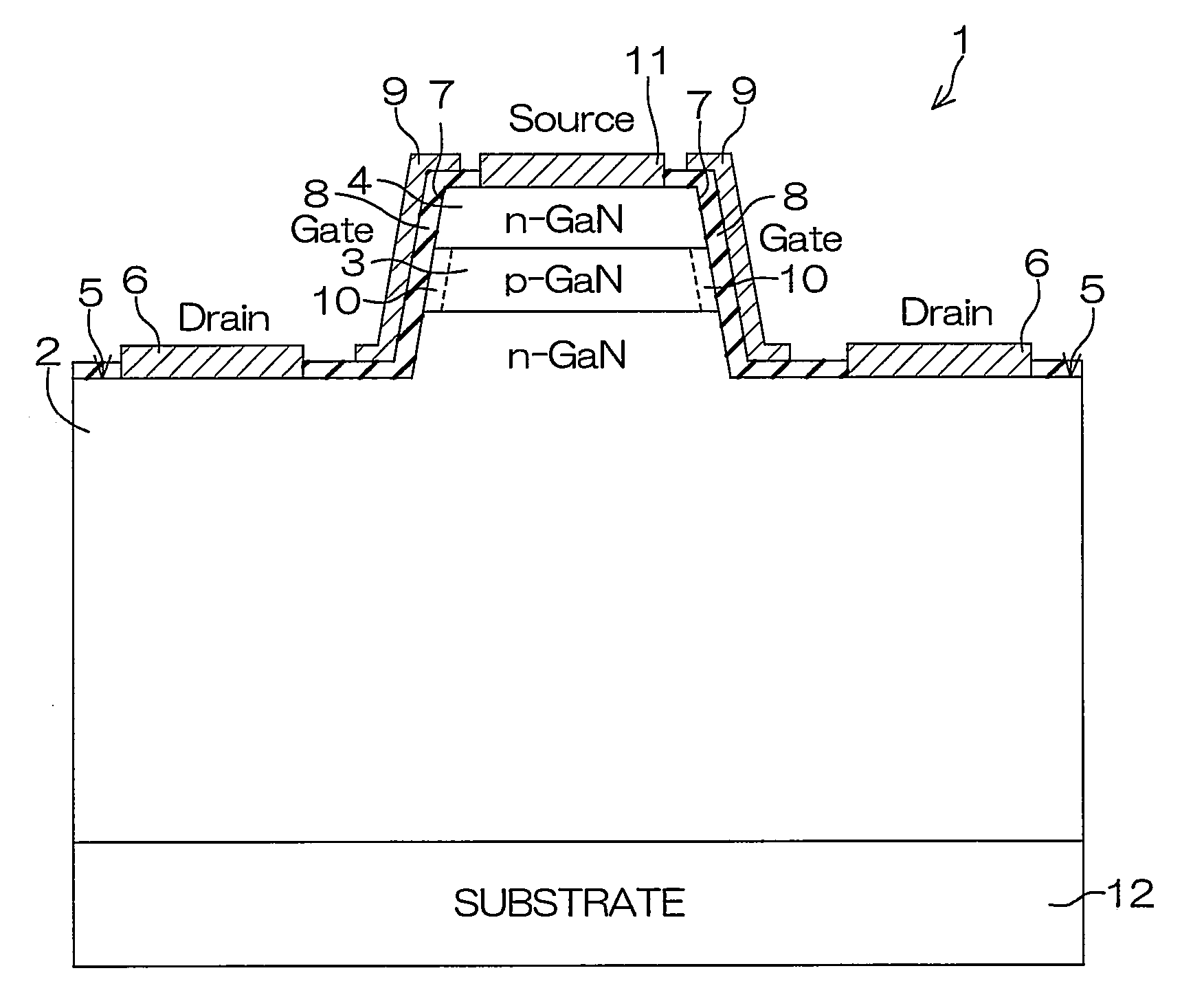 Method for forming nitride semiconductor laminated structure and method for manufacturing nitride semiconductor element