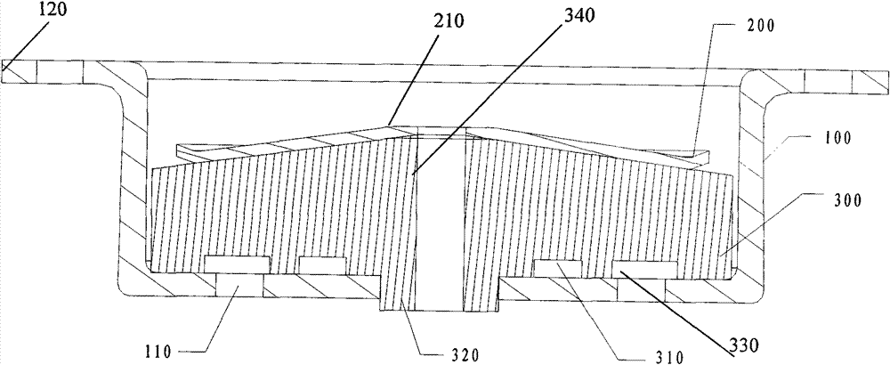 Suspended type lamp vibration absorber and lamp device thereof