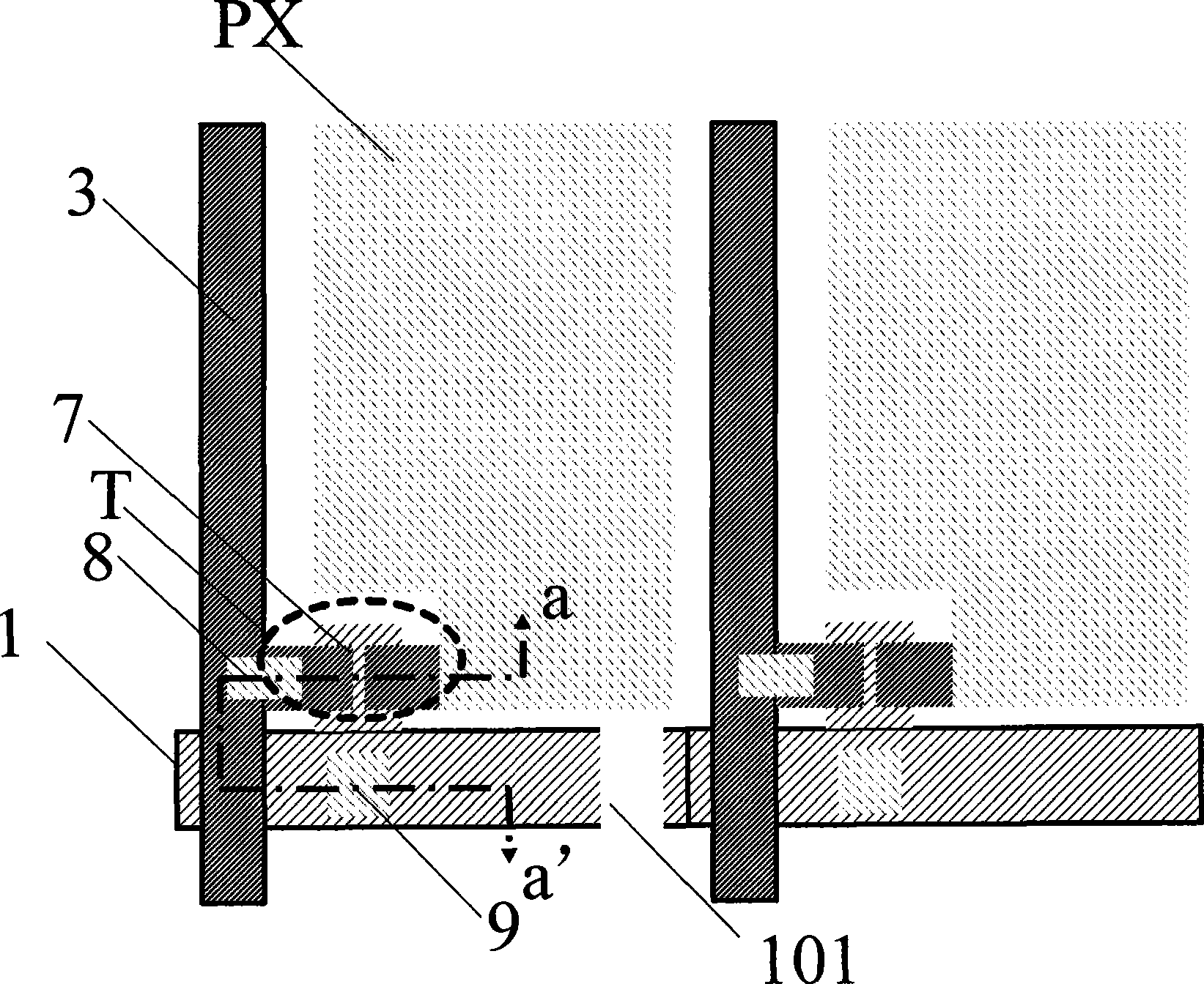 Method for restoring wire break of liquid crystal display device