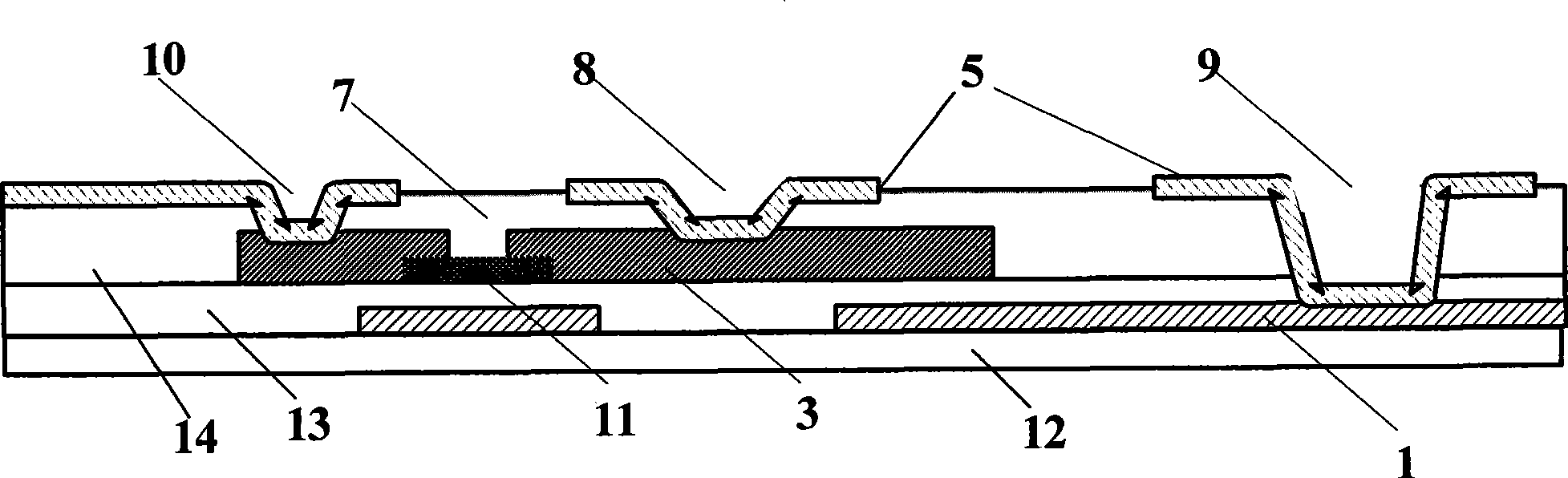 Method for restoring wire break of liquid crystal display device