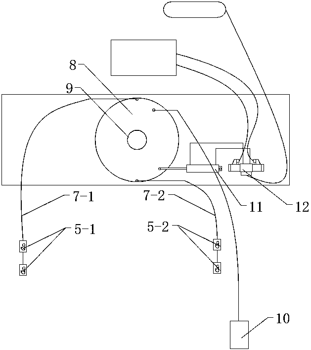 Full-automatic escape door linkage control mechanism of large and medium-sized passenger cars