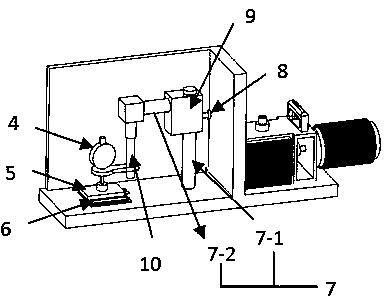 Detection device and device method for packaging effect of soft pack lithium batteries